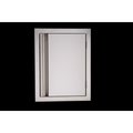 Cgproducts 14.5 X 19.5 in. Valiant Stainless Vertical Door-Reversible VDV1